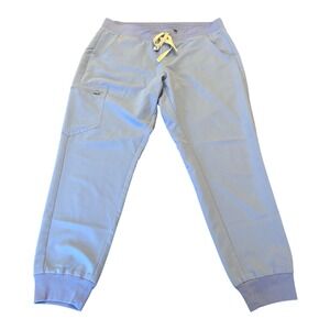 FIGS Zamora Jogger Scrub Pants | Womens Large | Light Blue